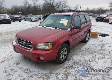 2004 Subaru Forester 2.5Xs z USA, uszkodzony, nr VIN JF1SG65644H745156